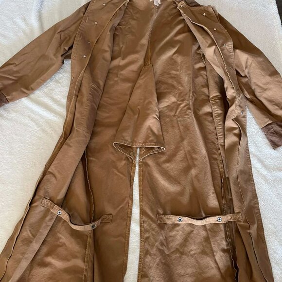 Vintage Scully RangeWear Men's Brown 100% Cotton Canvas Duster Coat size XL - Picture 4 of 6